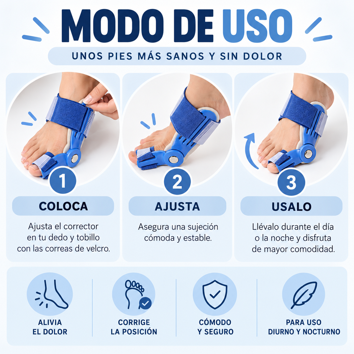 Corrector de Juanetes Ajustable